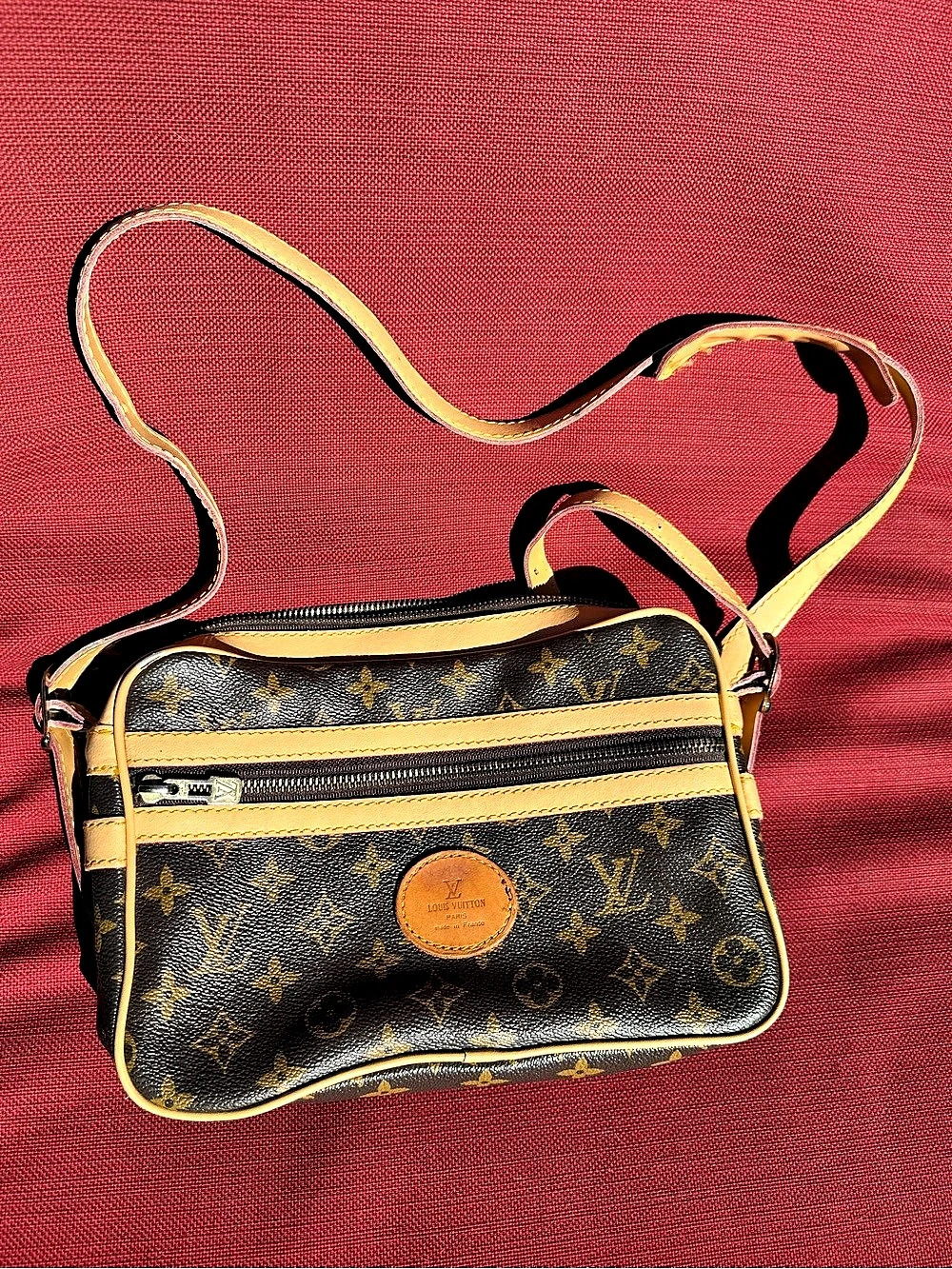 Louis Vuitton Monogram Crossbody in Brown & Tan